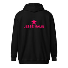 Load image into Gallery viewer, Jesse Malin Star Unisex Zip Hoodie (PINK)