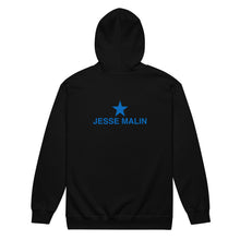 Load image into Gallery viewer, Jesse Malin Star Unisex Zip Hoodie (BLUE)