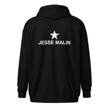 Load image into Gallery viewer, Jesse Malin Star Unisex Zip Hoodie (WHITE)