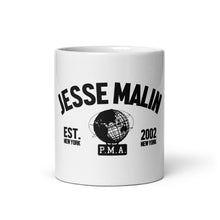 Load image into Gallery viewer, Jesse Malin Classic PMA Globe White Mug
