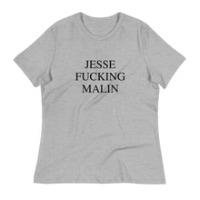 Load image into Gallery viewer, JESSE FUCKING MALIN Women's Relaxed T-Shirt in Gray