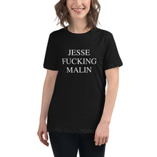 Load image into Gallery viewer, JESSE FUCKING MALIN Women's Relaxed T-Shirt in Black