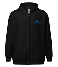 Load image into Gallery viewer, Jesse Malin Star Unisex Zip Hoodie (BLUE)
