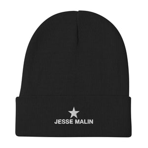 Jesse Malin Star Embroidered Beanie