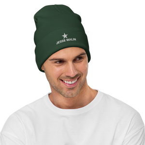 Jesse Malin Star Embroidered Beanie