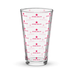 Jesse Malin Star Shaker Pint Glass