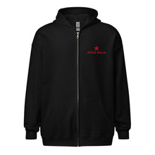Load image into Gallery viewer, Jesse Malin Star Unisex Zip Hoodie (RED)
