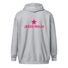 Load image into Gallery viewer, Jesse Malin Star Unisex Zip Hoodie (PINK)
